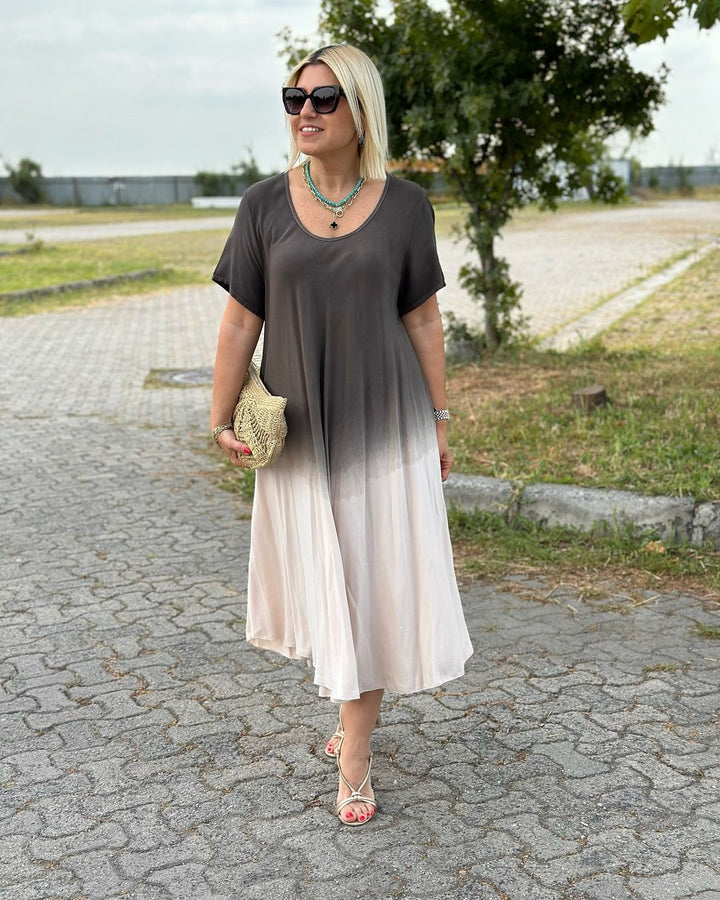 Elise | Gradient A-Line Summer Dress