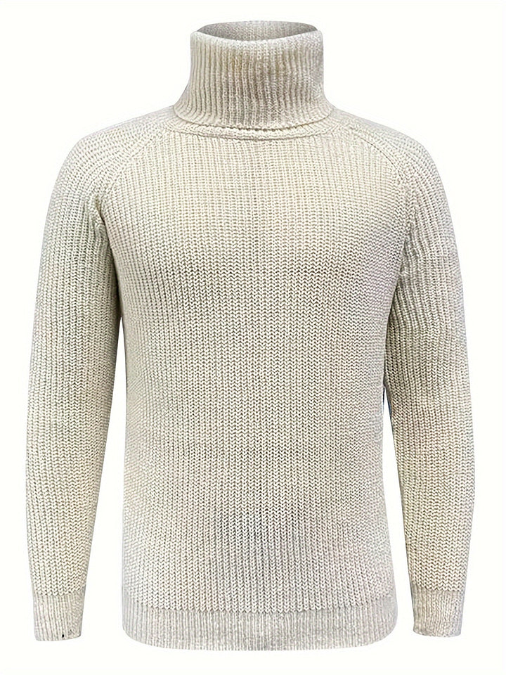 Jacob | Men's Ribbed Turtleneck Jumper