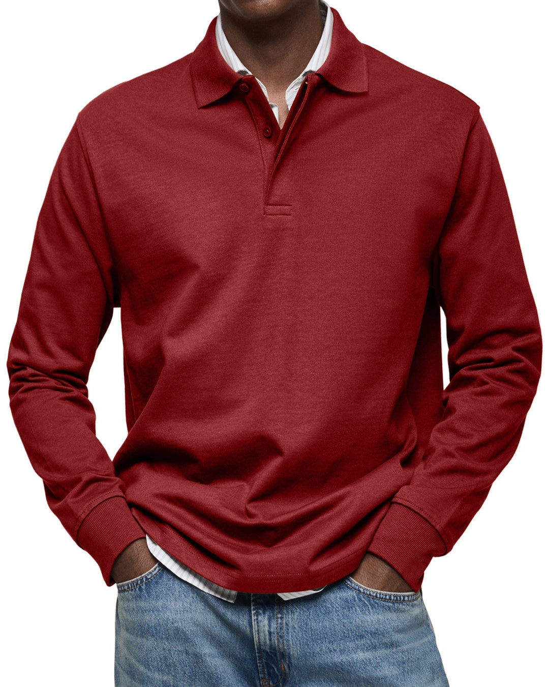 Wilson | Men's Classic Long Sleeve Polo Shirt