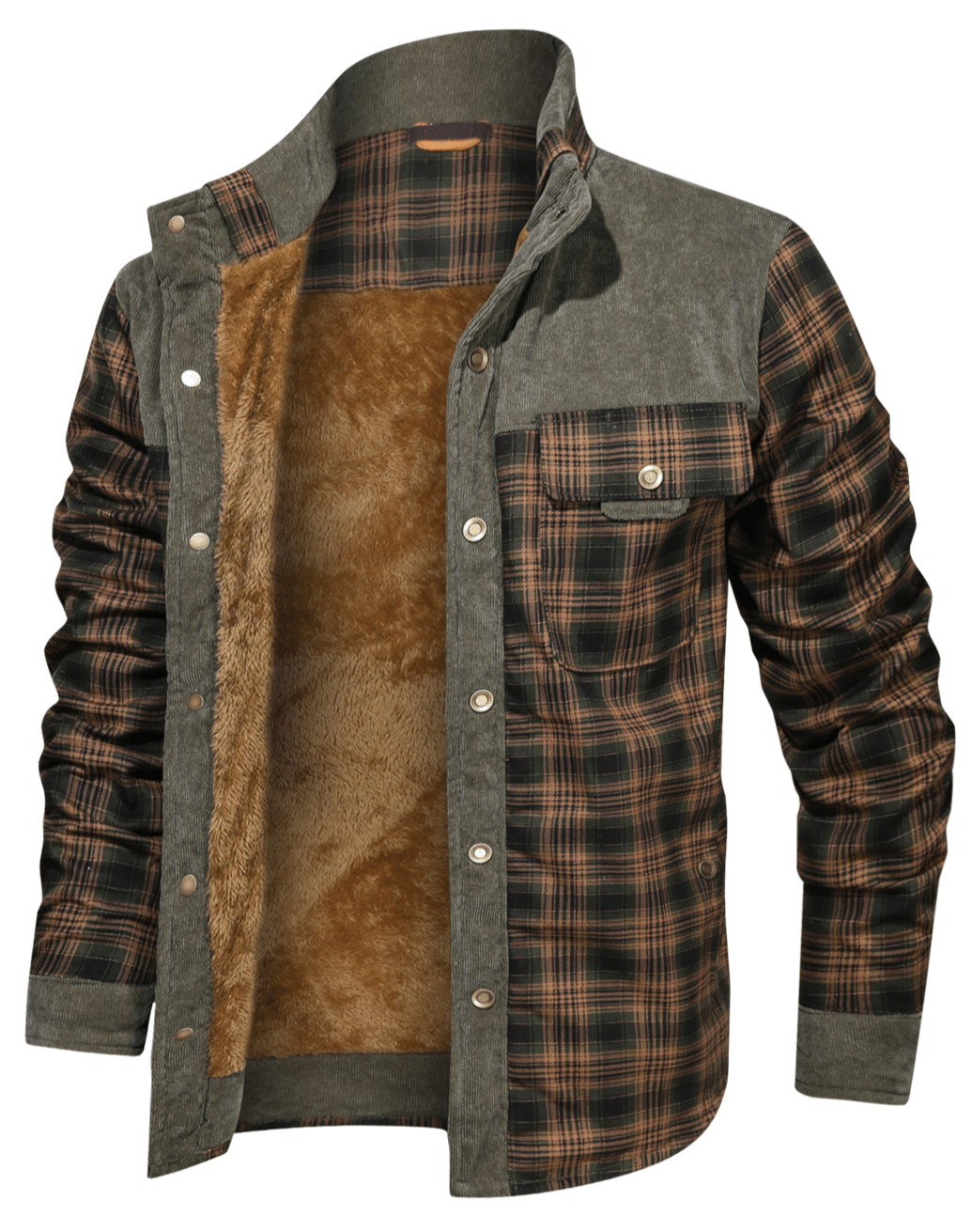 Wanderer | Men’s Checked Flannel-Lined Jacket