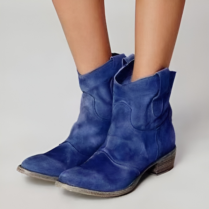DELIA | COMFORT WIDE-HEEL BOOTS