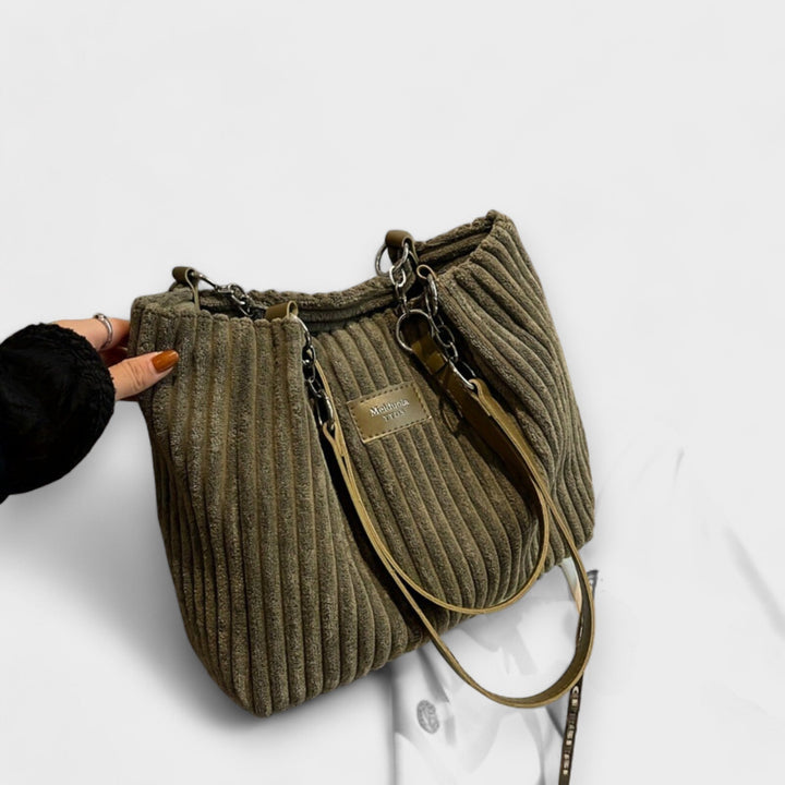 Solaza – Soft Corduroy Shoulder Bag