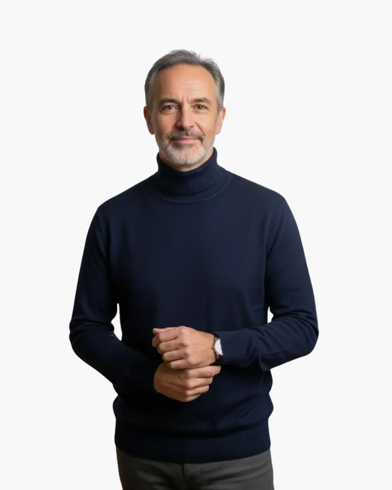 Everett | Men’s Stretch Turtleneck Jumper