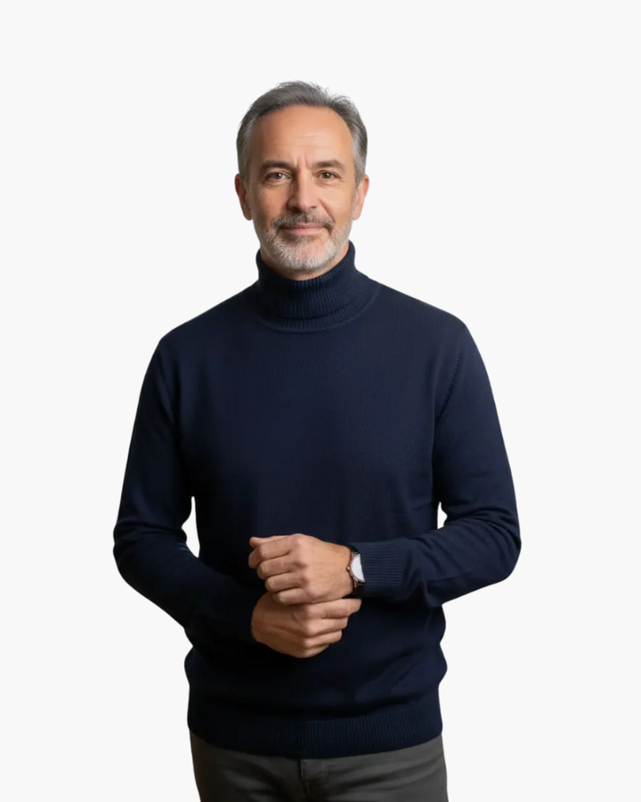 Everett | Men’s Stretch Turtleneck Jumper