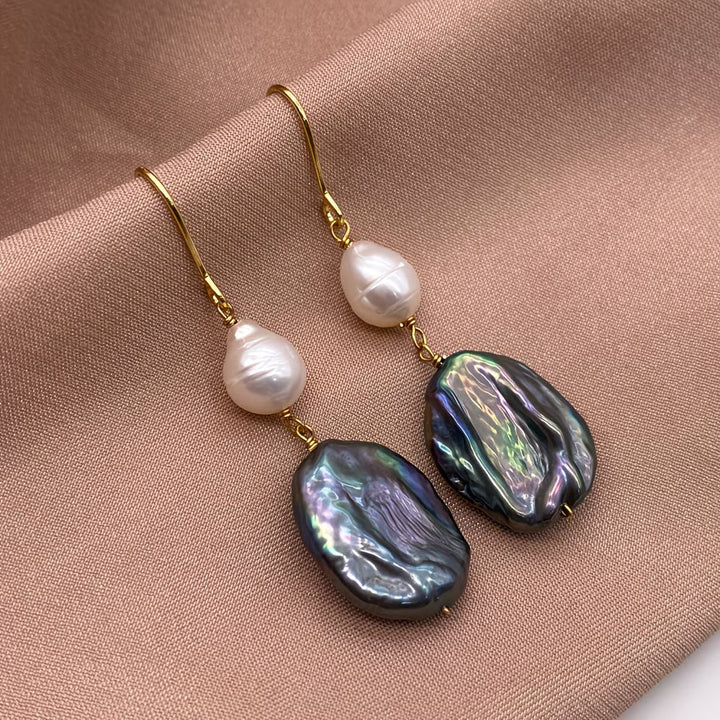 Ottilie | Women's Iridescent Pearl Drop Earrings