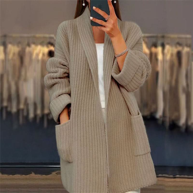 Thalira | Oversized Merino Wool Cardigan
