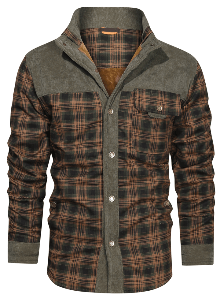 Wanderer | Men’s Checked Flannel-Lined Jacket
