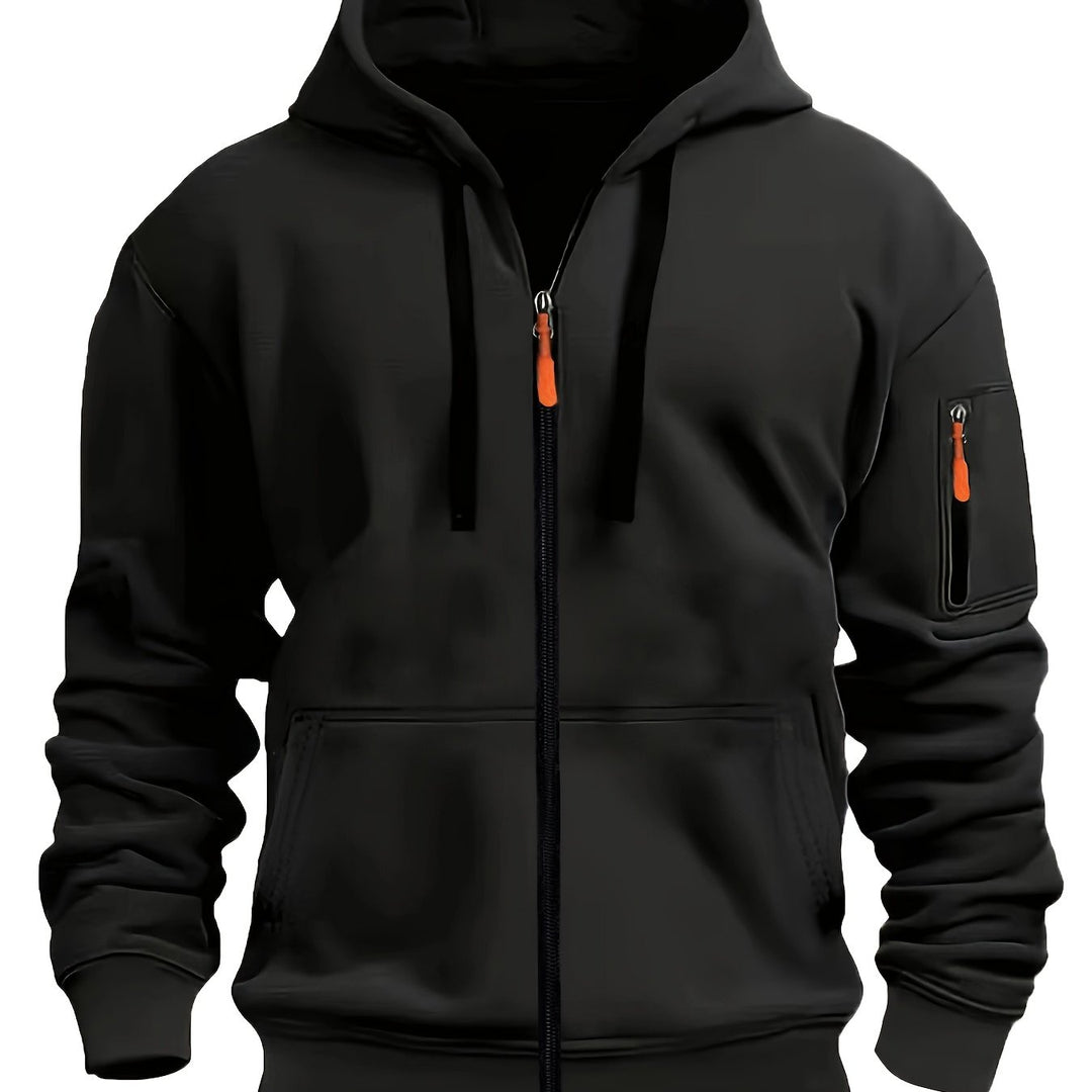 Callum | Men's Hooded Zip-Up Jacket