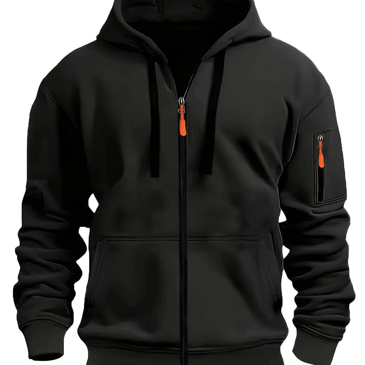 Callum | Men's Hooded Zip-Up Jacket