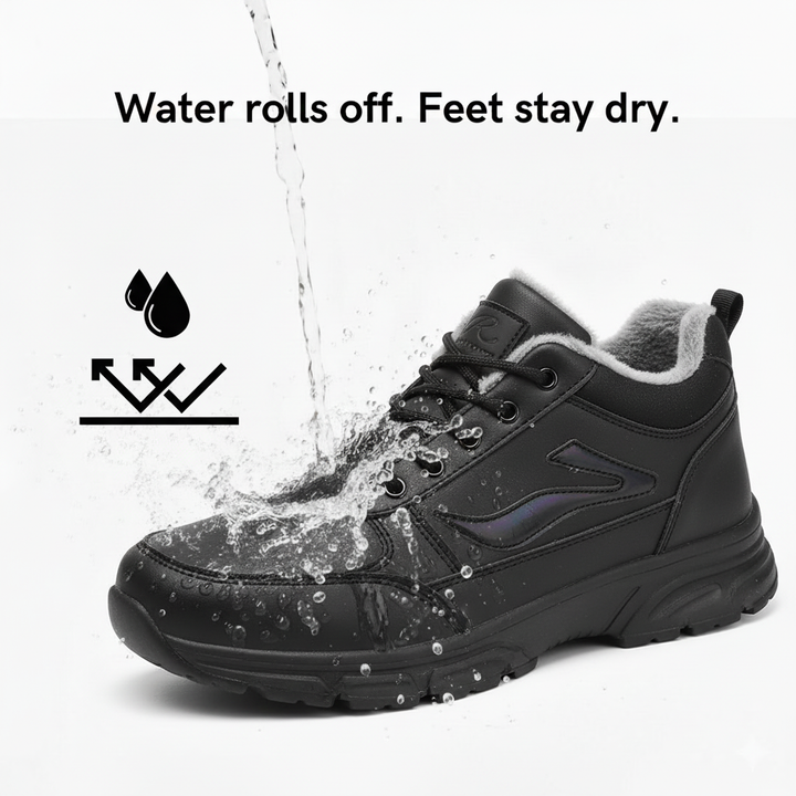 Malcolm | Men’s Winter Walking Shoes with Grip Sole