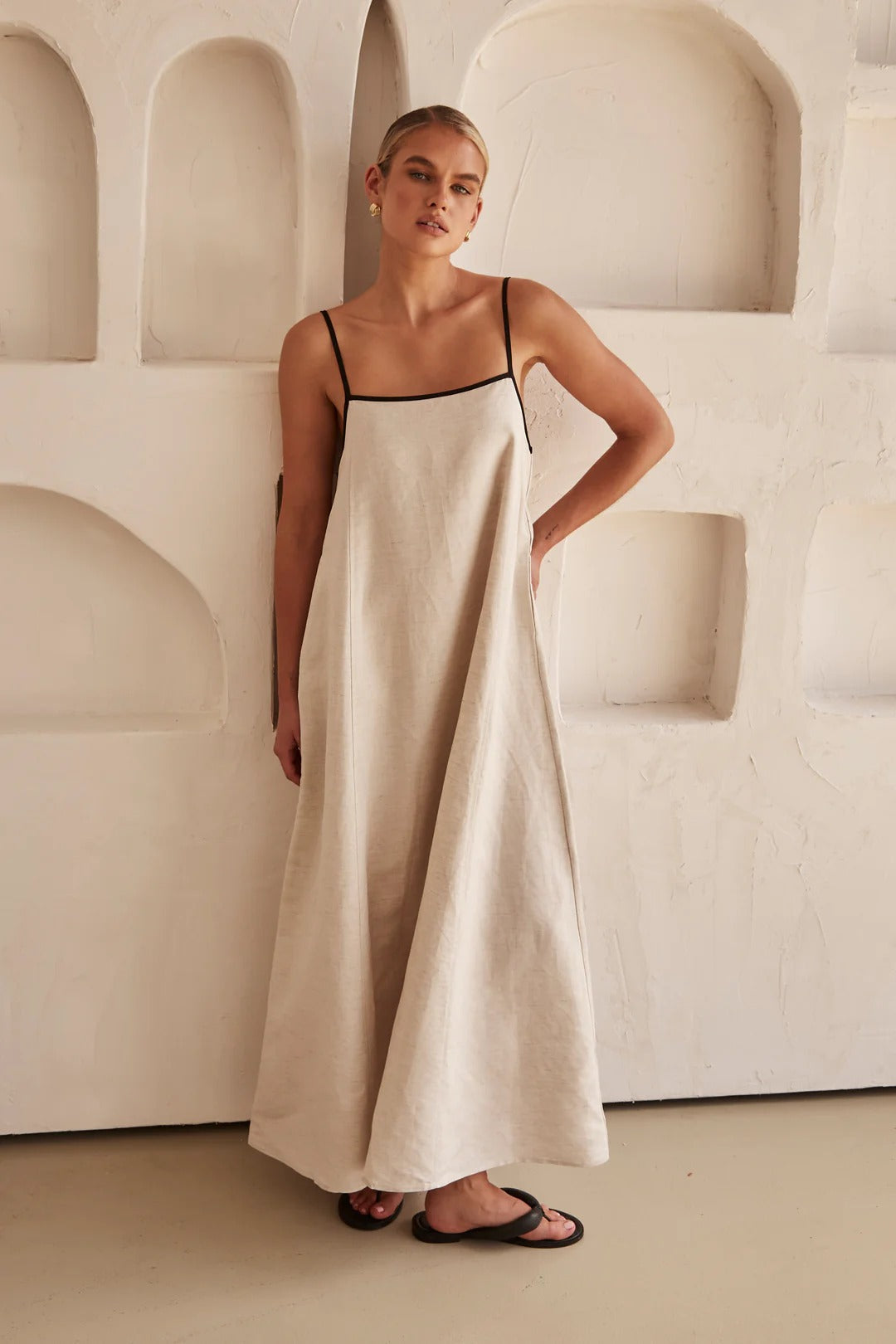 Florence | Women's Spaghetti Strap Maxi Wedding Guest Dress