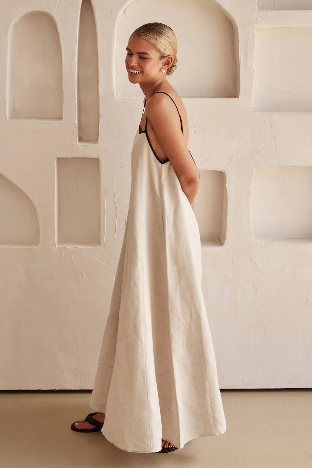Florence | Women's Spaghetti Strap Maxi Wedding Guest Dress