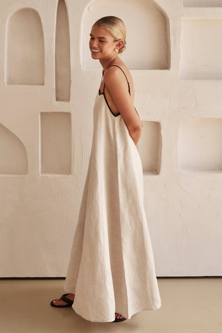 Florence | Women's Spaghetti Strap Maxi Wedding Guest Dress