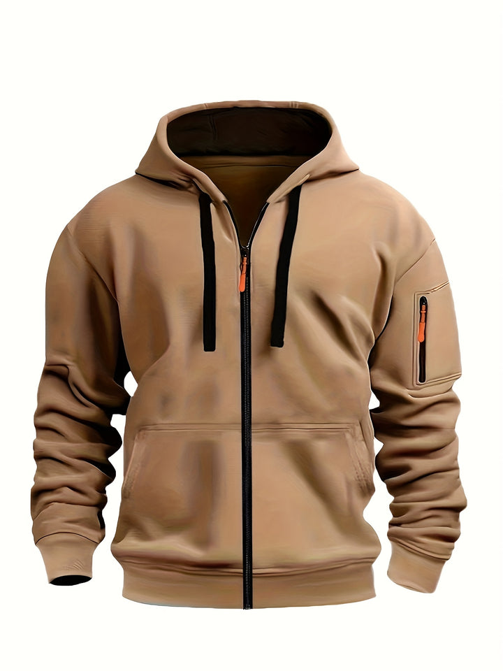 Callum | Men's Hooded Zip-Up Jacket