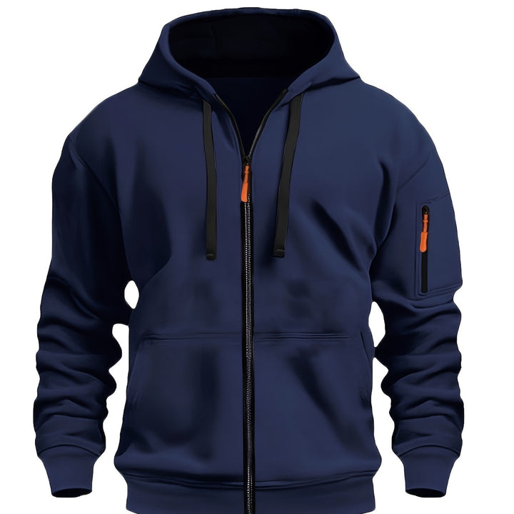 Callum | Men's Hooded Zip-Up Jacket
