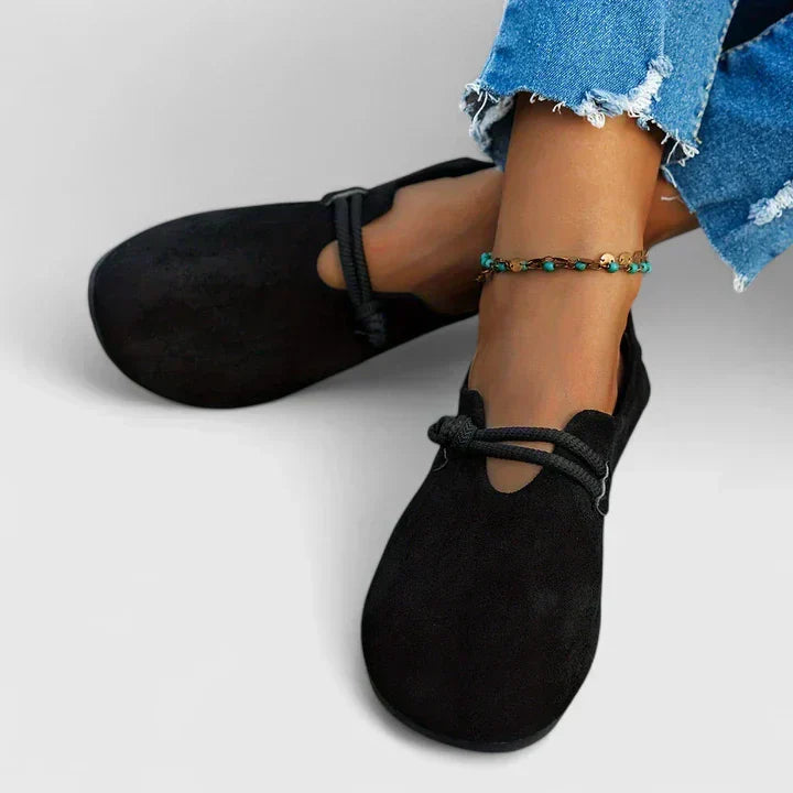 Elara | Lace Detail Slip-On Loafers
