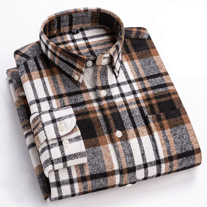 Everett | Men's Check Button-Down Shirt