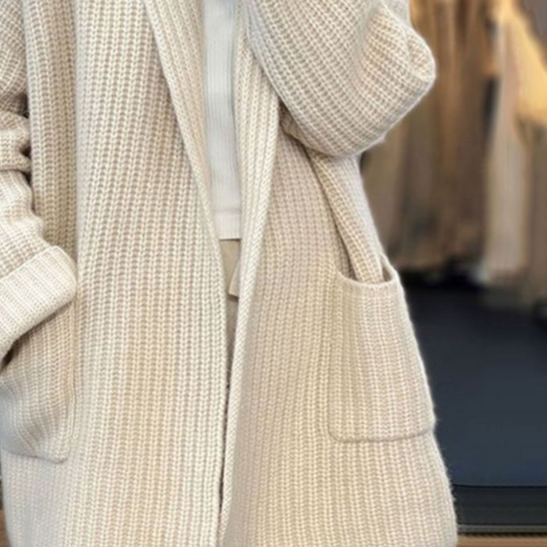 Thalira | Oversized Merino Wool Cardigan