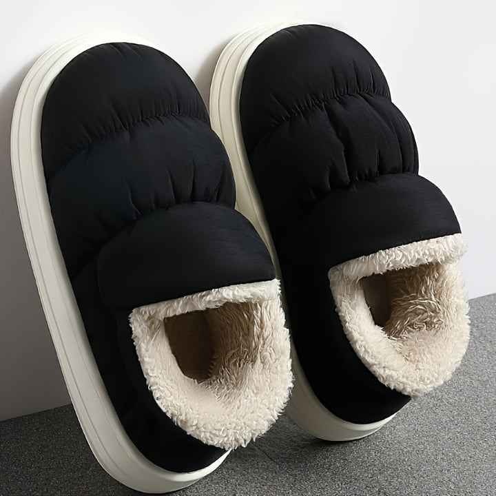 Alaric | Plush Fleece Raised-Sole Slippers