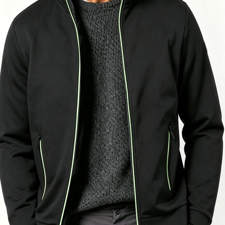 Gareth | Men’s Full-Zip Jacket with Contrast Trim