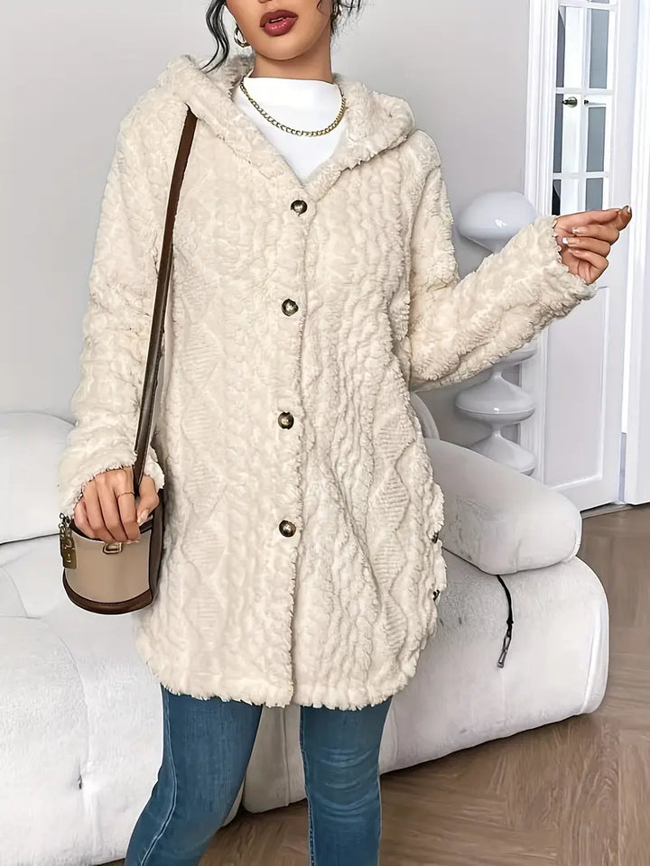 Lucille | Plush Hooded Cardigan