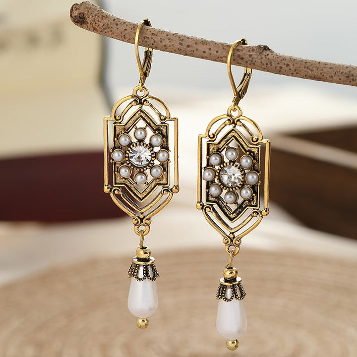 Florence | Women's Vintage Pearl Drop Earrings