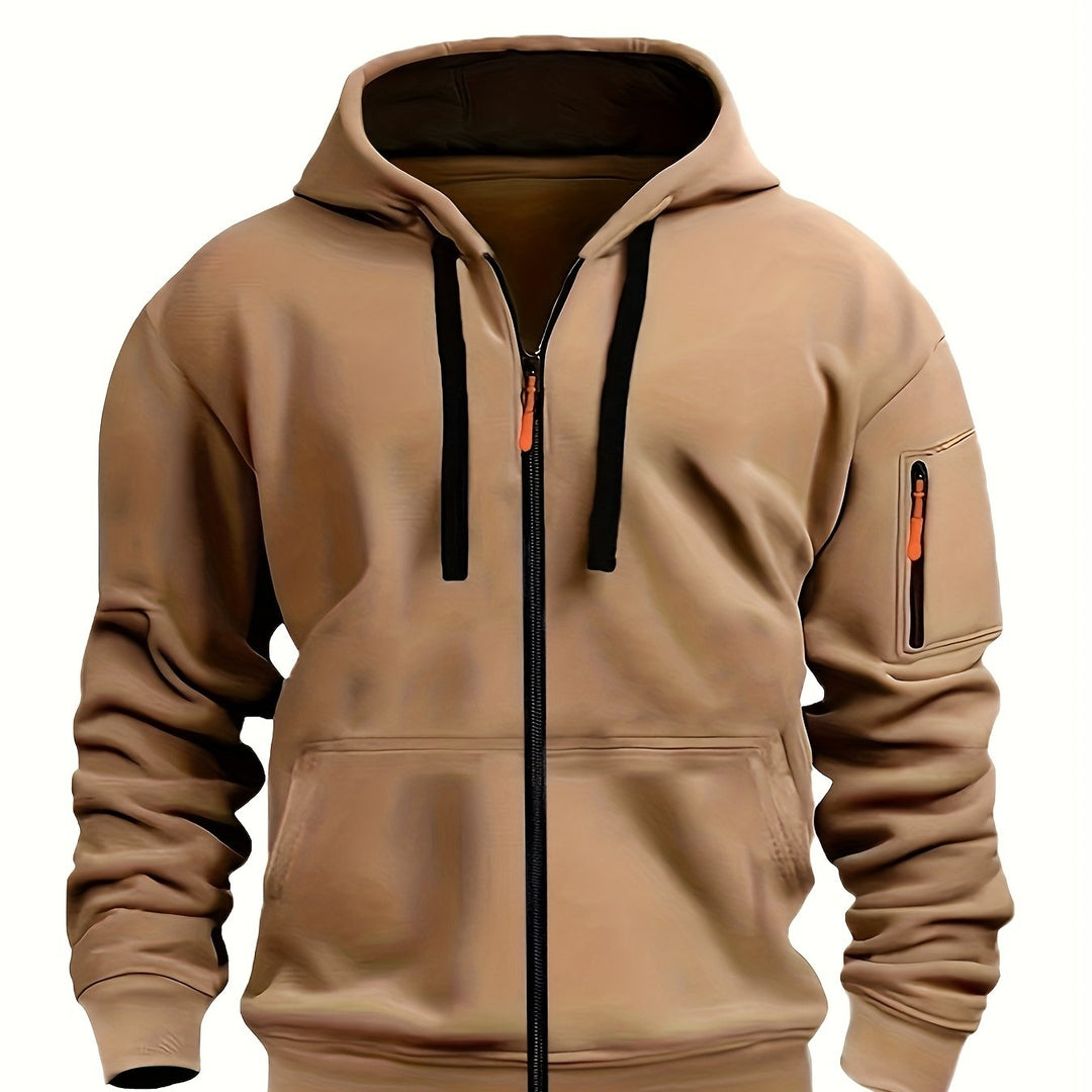 Callum | Men's Hooded Zip-Up Jacket