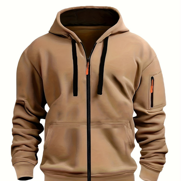 Callum | Men's Hooded Zip-Up Jacket