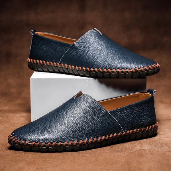 Alton | Textured Slip-On Loafers