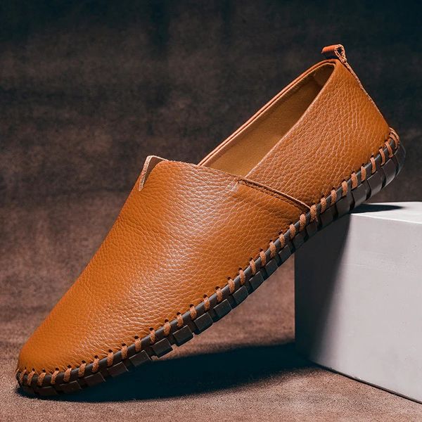 Alton | Textured Slip-On Loafers