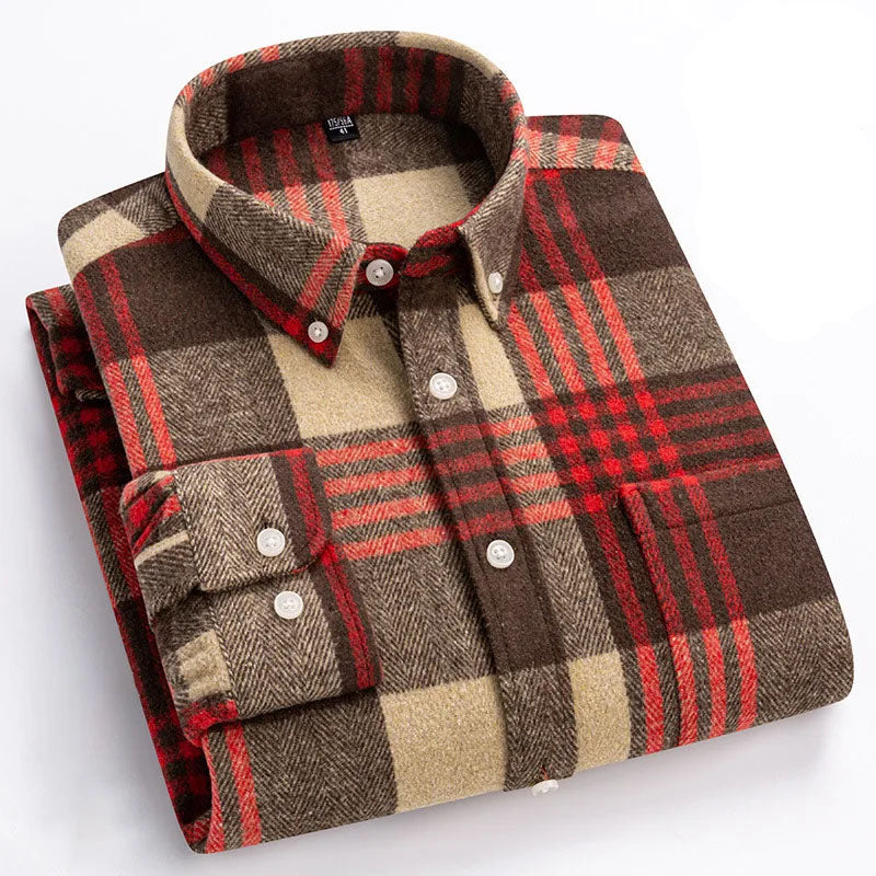 Everett | Men's Check Button-Down Shirt