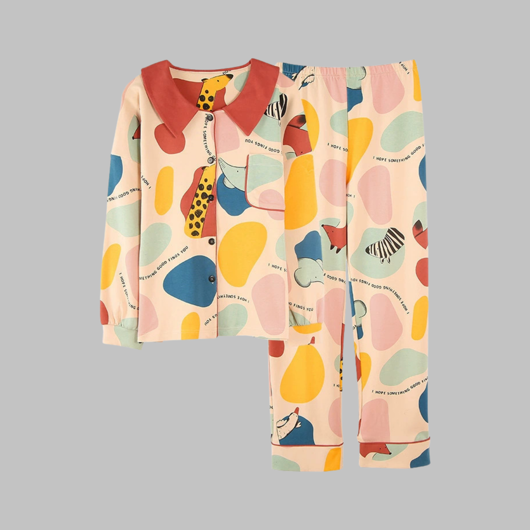 Elowen | Women's Printed Pyjama Set