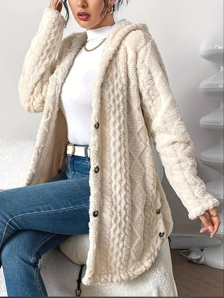 Lucille | Plush Hooded Cardigan