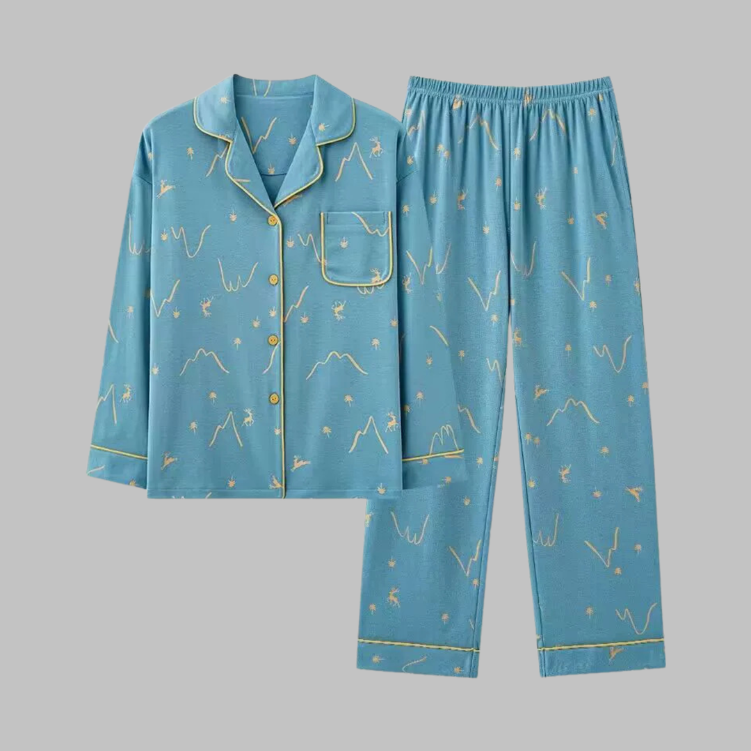 Elowen | Women's Printed Pyjama Set