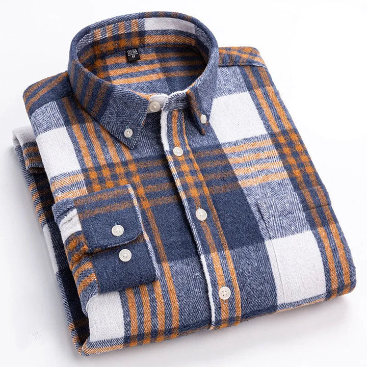 Everett | Men's Check Button-Down Shirt