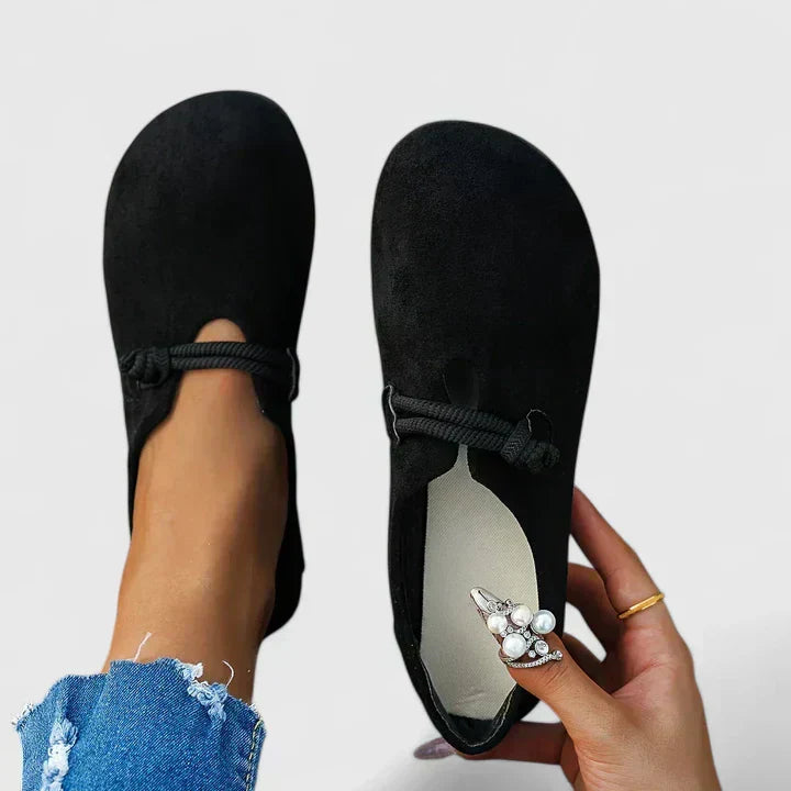 Elara | Lace Detail Slip-On Loafers