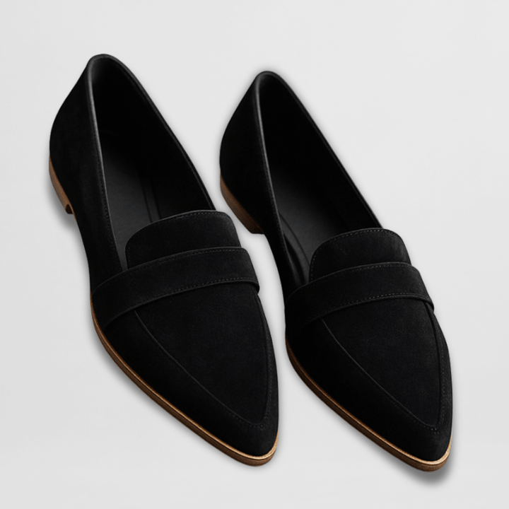 Jennifer | Soft Suede-Effect Pointed Loafers