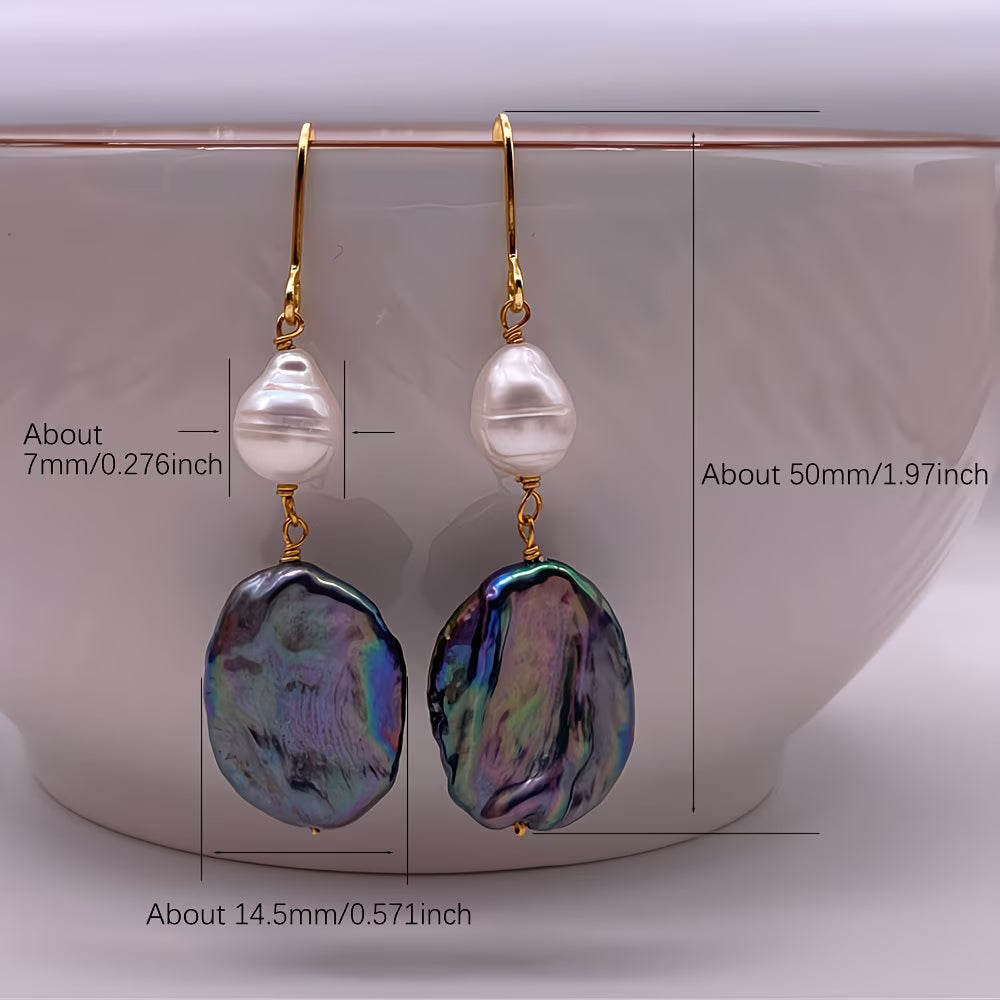 Ottilie | Women's Iridescent Pearl Drop Earrings
