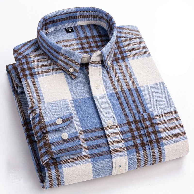 Everett | Men's Check Button-Down Shirt