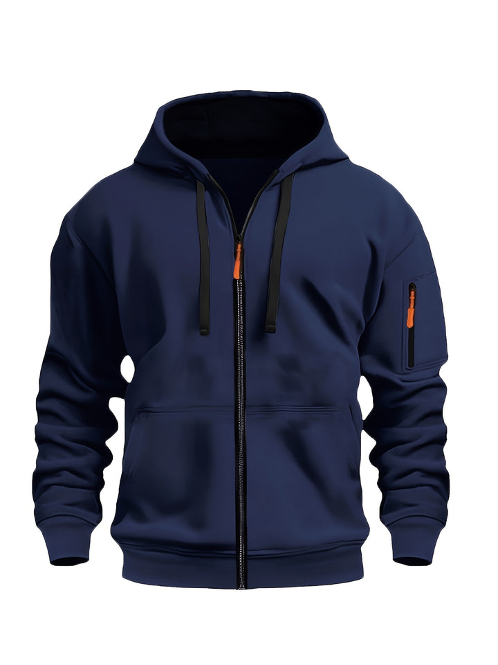 Callum | Men's Hooded Zip-Up Jacket