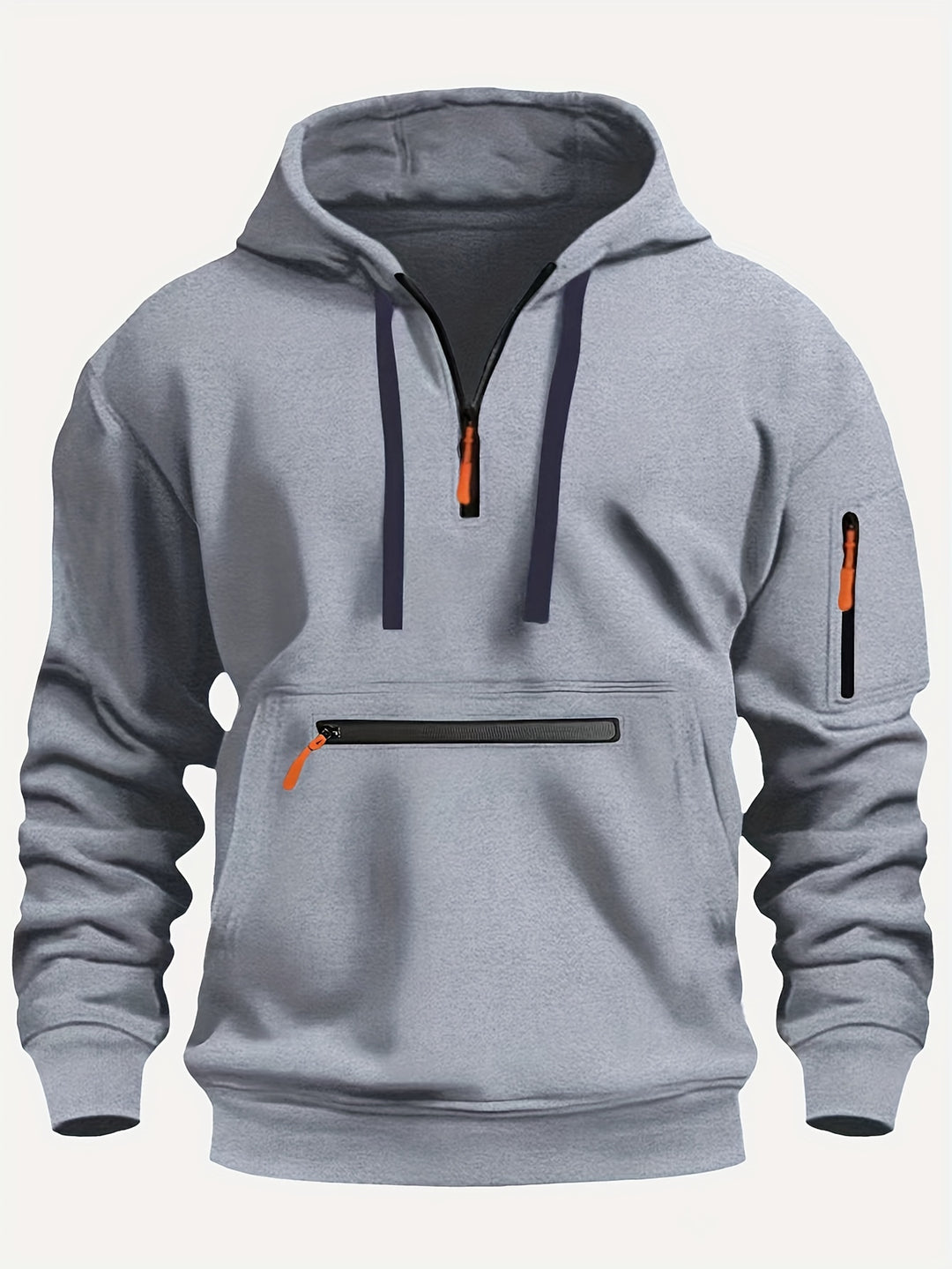 Finley | Men’s Half-Zip Hooded Sweatshirt with Zip Pockets