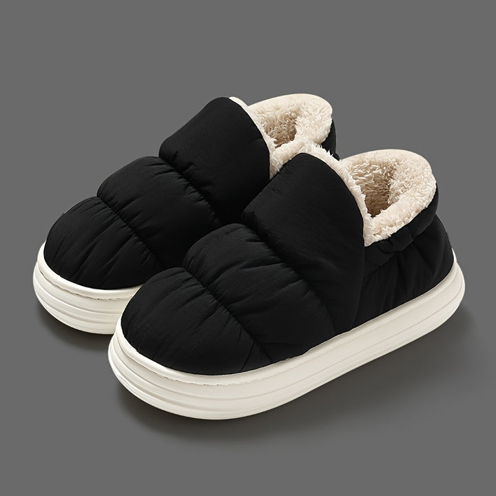 Alaric | Plush Fleece Raised-Sole Slippers
