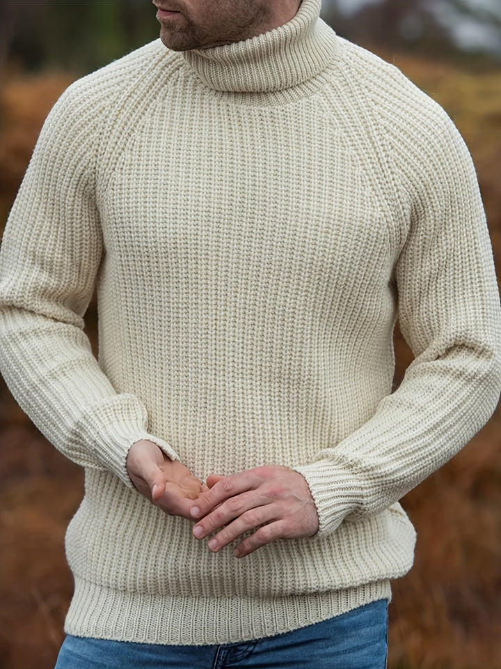 Jacob | Men's Ribbed Turtleneck Jumper