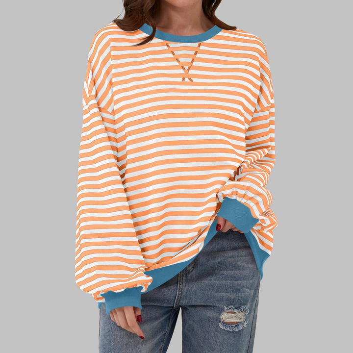 Camille | Striped Long-Sleeve Casual Top