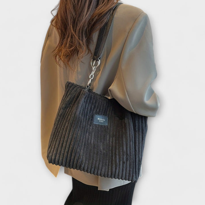 Solaza – Soft Corduroy Shoulder Bag