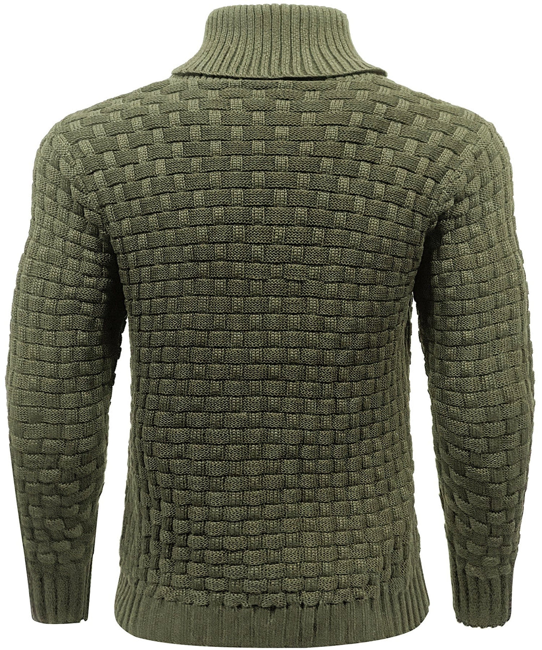 Callum | Men’s Textured Button-Collar Knit Pullover