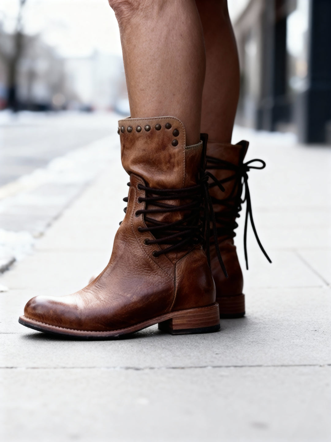 DIANA | FASHION WINTER LOW-HEEL BOOTS
