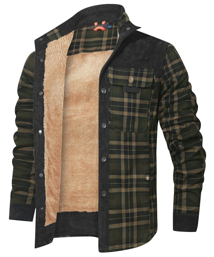 Wanderer | Men’s Checked Flannel-Lined Jacket
