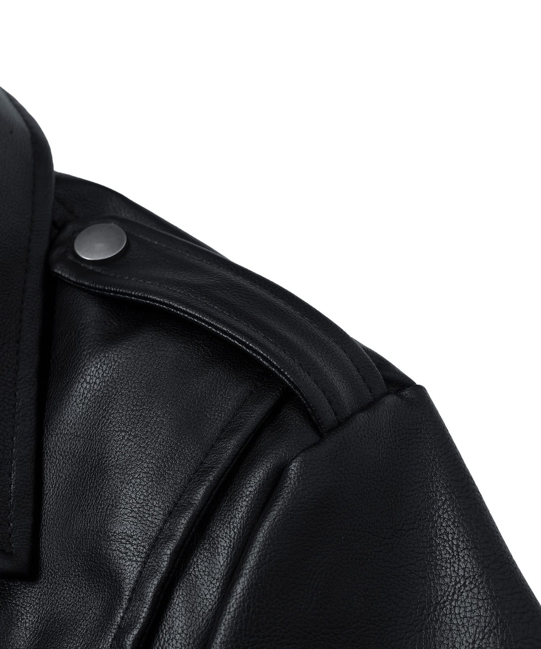 Mason | Men’s PU Leather Utility Jacket