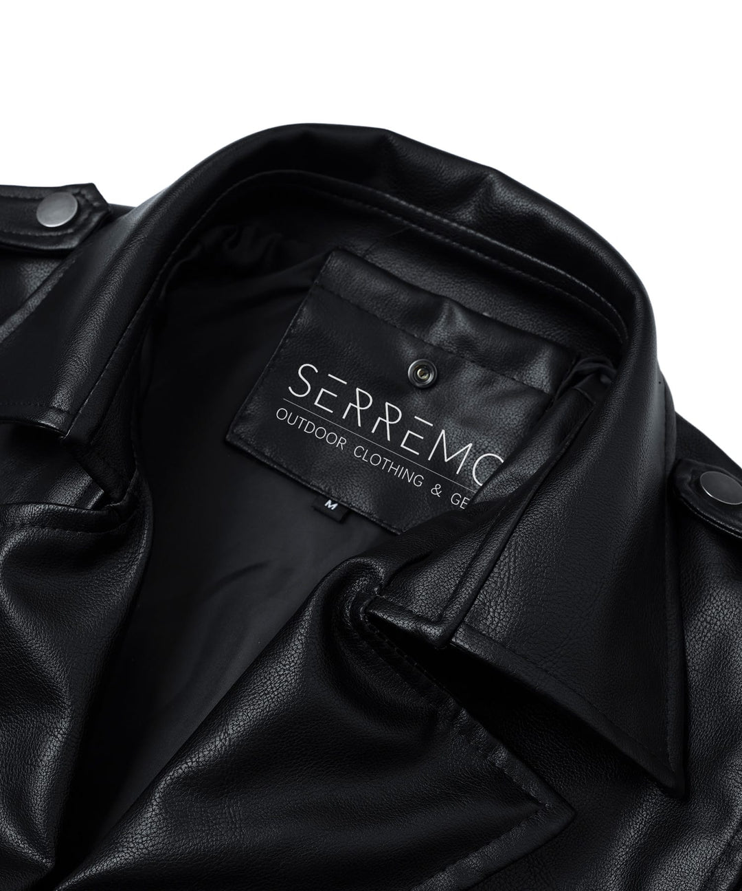 Mason | Men’s PU Leather Utility Jacket